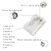 LUMAND 20 LED Globe String Lights Warm White Color [Remote & Timer] Battery Operated on 6.56ft/2m Ball Fairy Lights for Garden Party Tree