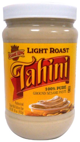 Sesame King Tahini Light Roast, 16-Ounce (Pack of 4) by Sesame King