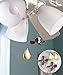 Set of 4 Fan and Light Bulb Decorative Ceiling Fan Pulls