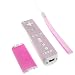 Nintendo Wii Accessory Bundle Kit - Remote control 3 in 1 Slippery Proof Kit with Wrist Strap - 4 Packs (Green + Black + Blue + Pink)