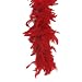 RED FEATHER BOA 165CM