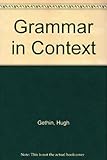 Grammar in context : proficiency level English