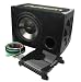 Fusion Reactor RE-PK1120 Single 12-Inch Bass Pack Complete with 600W Amp and Wiring H...