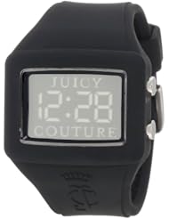 Juicy Couture Womens 1900985 "Chrissy" Black Silicone Digital Watch