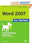 Word 2007 for Starters: The Missing Manual