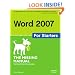 Word 2007 for Starters: The Missing Manual