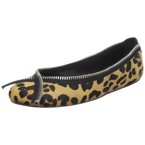 Joe’s Jeans Women’s Stella III Ballet Flat,Leopard Pony,