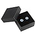 Trendy Mens Blue Star Stainless Steel Stud Earrings