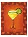 Tropical Cocktail I by Will Rafuse. Size 10.91 inches width by 14.00 inches height. High Quality Art Poster Print