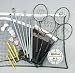 Markwort Deluxe Combo Badminton Volleyball Sets DELUXE COMBO SET 32 X 3