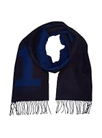 Hackett London Bufanda Lana Number 1 (Azul Oscuro)