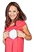 Savi Mom Nursing Pocket T-Shirt with Easy Openings Large Coral