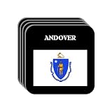 US State Flag - ANDOVER, Massachusetts (MA) Set of 4 Mini-Mousepad
Coasters