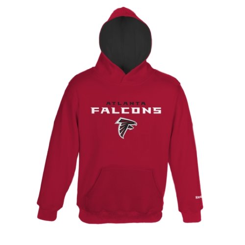 NFL Boys' Atlanta Falcons Sportsman Fleece Hoodie - R16C4P15 (Crimson, 7)
