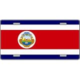 Costa Rica Flag License Plate