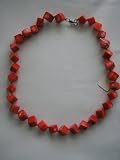 Handmade Cubic Coral Necklace