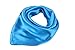 DGFA INC Women's Solid Color Silk Like Square Hair Scarf Neckerchief Ideal Gift
