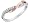 Diamond Promise Ring 1/10 Carat (ctw) in 10K White and Pink Gold, Size 5