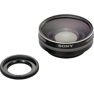 Sony VCLHGA07B Wide-End Conversion Lens for Camcorders w/Quick Attach