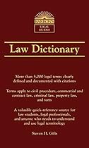 Barron's Law Dictionary (Barron's Legal Guides)