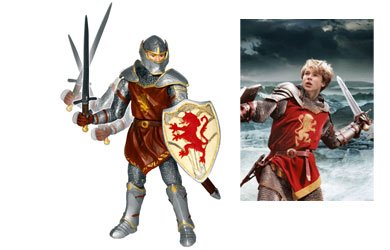 Childrens Toyshop  Toys : Narnia Prince Caspian 3.75" Basic Figure - Peter (Final Battle)