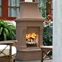 Desert Tan Outdoor Wood Burning Fireplace Mortar Free, Easy Assembly