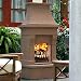 Desert Tan Outdoor Wood Burning Fireplace Mortar Free, Easy Assembly