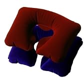 PAPER'ND, 快眠枕 （ブルー） 【 首用 エアークッション 仮眠 、 トラベル 用 】