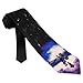 Black Silk Tie | International Space Station Necktie