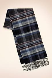 Blue Harbour Check Print Heritage Woven Scarf