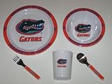 FLORIDA GATORS Team Logo 5 Piece Baby Child Dinner Set ( Sipping cup, Plate, Bowl, Fork,... by WeSellSports
