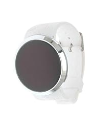 Vktech Fashionable Touch Screen Watch LED Rounded Compass Men Woman Sport Watch White