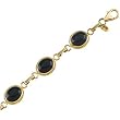 14K Yellow Gold Onyx Bracelet