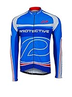 PROTECTIVE Maillot Ciclismo Matthew Ls (Azul)