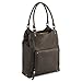 Executive Leather/poly Bucket Tote, 16", 15 1/2" X 4 3/4" X 17 1/4", Espresso
