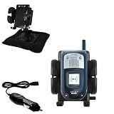 Sanyo RL-7300 Auto Bean Bag Dash Holder with Car Charger - Uses Gomadic TipExchange