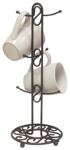 Home Basics Bronze Mug Tree