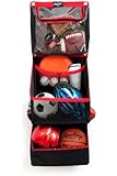 Crawford-Lehigh FSSBH16 Rawlings Horizontal Storage Organizer, Red/Black