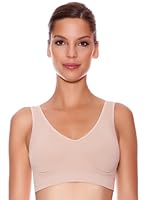 Selene Sujetador Sin Aros Y Sin Costuras 24 Horas Relleno Extraíble Louise (Tierra)