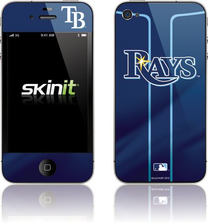 Skinit Tampa Bay Rays Alternate/Away Jersey Vinyl Skin for Apple iPhone 4 / 4S