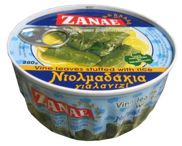Grape Leaves stuffed with rice (zanae) 280g by Canned Foods
