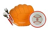 Boston Red Sox Baseball Glove 4 Piece Dish Set