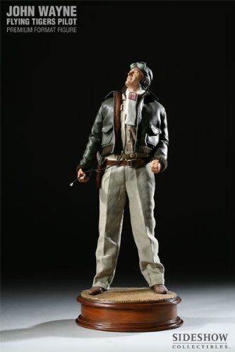 Premium Format John Wayne 20 Figure - Flying Tigers Pilot