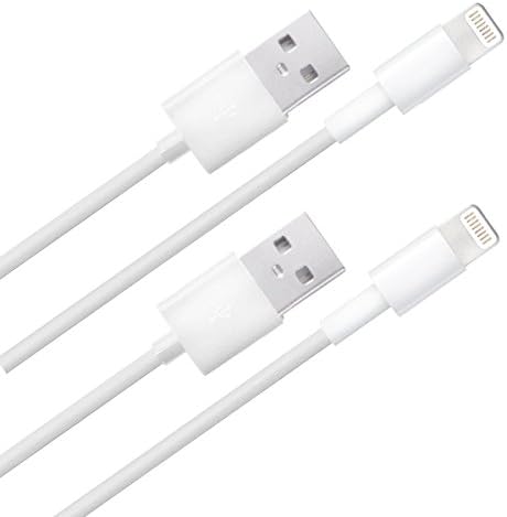 iPhone 5c Cable (3 ft) - also for iPhone 6, 5s, 6 Plus, iPad Air, iPad Mini Cables and Chargers - USB to 8 Pin Data Sync - Designed for iOS8