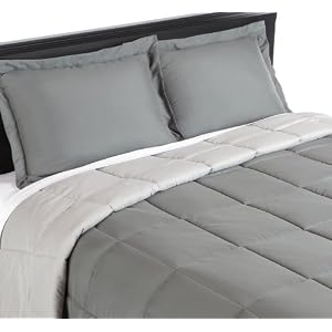 Pike Street Microfiber Reversible Down Alternative Comforter Set