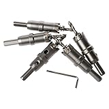 5Pcs 金属タングステン鋼ホールソー　ヒントドリルボーリングビットホールソーセット　19.5/20/21/22/22.5mm
