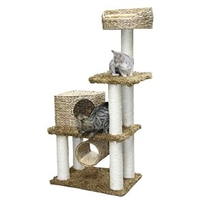 Maxi-Pet 82552 Kratzbaum Jamaika Wasserhyaz. 57 x 37 x 129 cm