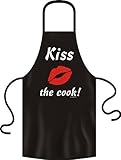 Grillschürze Original Rahmenlos ® Kiss the cook