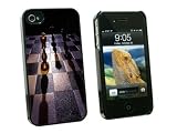 Graphics and More Chess Board Gold King - Snap On Hard Protective Case for Apple iPhone 4 4S - Black - Carrying Case - Non-Retail Packaging - Black