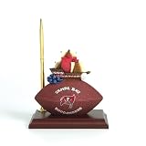 6.5" NFL Tampa Bay Buccaneers Football Clock and Pen Office Desk Set